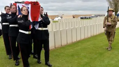 British Soldiers Were Buried with Full Military Honours 96 years Post Death