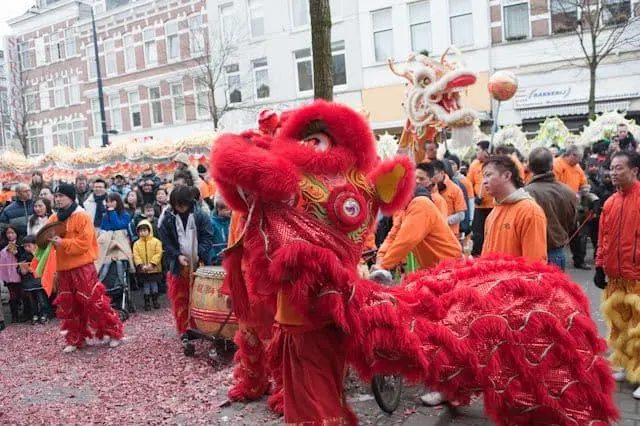 Chinese New Year With Pomp and Show