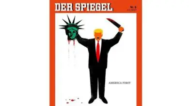 Der Spiegel with donald trump cover