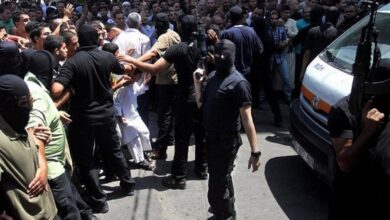 Hamas executed six men in full public view