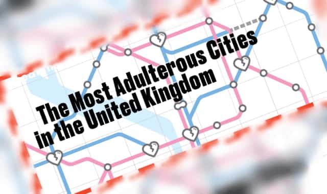 Most Adulterous cities in the UK