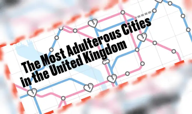 Most Adulterous cities in the UK