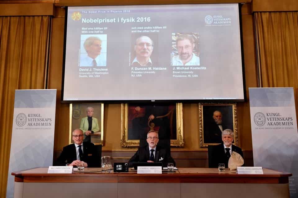 Three Brits Awarded Nobel Prize For Physics