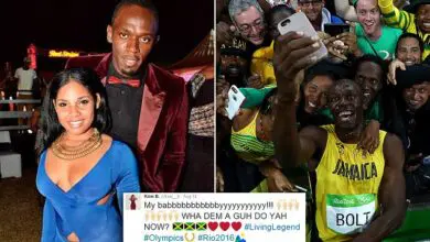 Usain Bolt’s Girlfriend Kasi Bennett Cheers Him on to Eighth Gold Medal