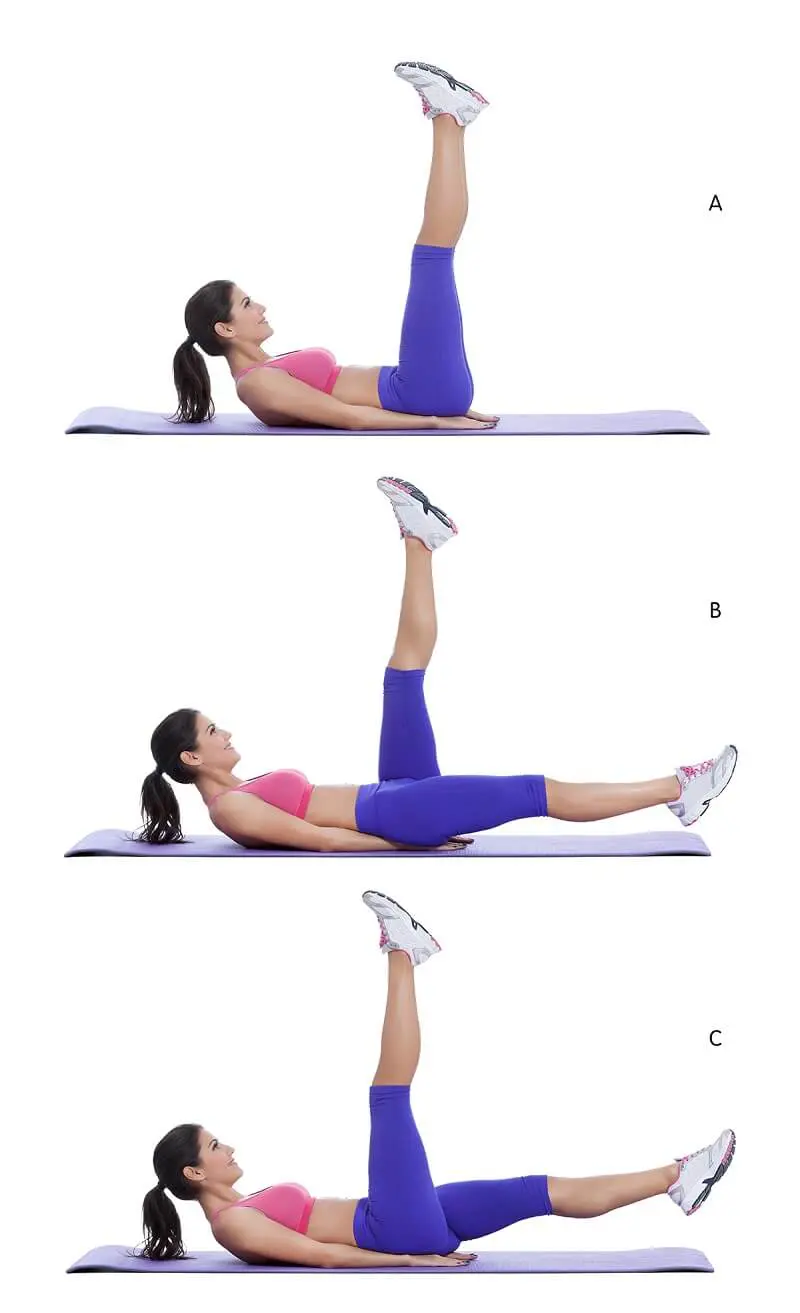Vertical scissors - Ab Exercises