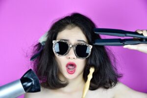 Avoid hairdryers and straighteners