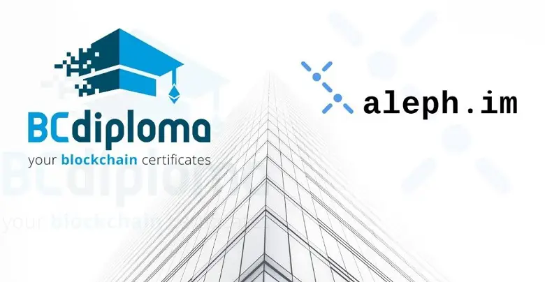 EvidenZ – BCdiploma Announces Partnership with Aleph.im Network