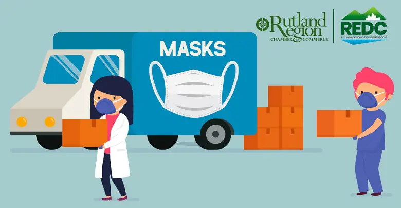 Free Masks Distributed to Local Businesses in Rutland