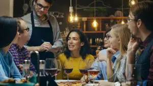 Place an order before the rest of the table