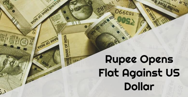 Rupee Opens Flat at 74.96 Against the US Dollar