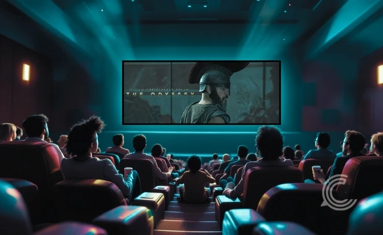 Christopher Nolan The Odyssey IMAX 70mm Cinemark partnership