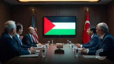 Delegates from US, Qatar, and Turkey at Gaza peace talks in Egypt