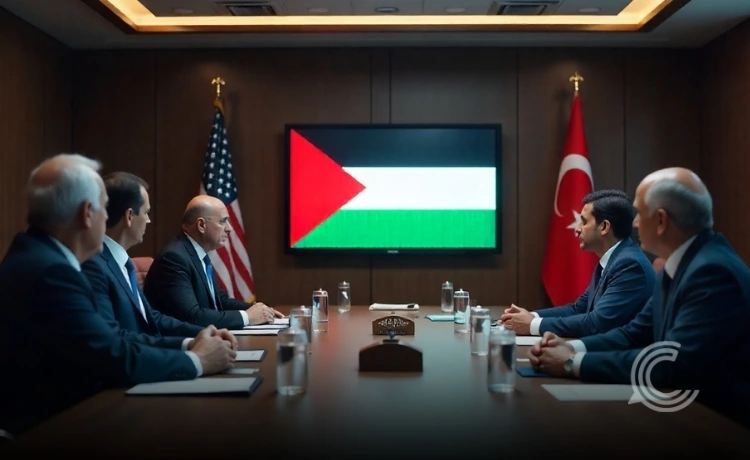 Delegates from US, Qatar, and Turkey at Gaza peace talks in Egypt