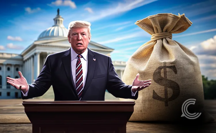 US Capitol building with gold bars in foreground during US government shutdown