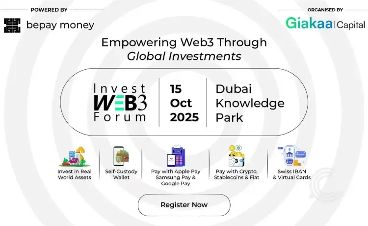 bepay money backs Invest Web3 Forum's 3rd Edition in Dubai