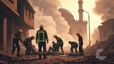 Aftermath of mosque explosion in Jakarta highlighting Indonesia’s safety failures