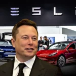 Elon Musk smiling after Tesla shareholders approve his $1 trillion pay package