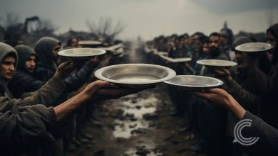 children facing food shortages amid global hunger crisis.