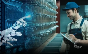 Young UK trainee plumber at workshop as UN warns AI may deepen global inequality