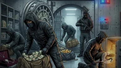 Ocean's 11 gang, German bank