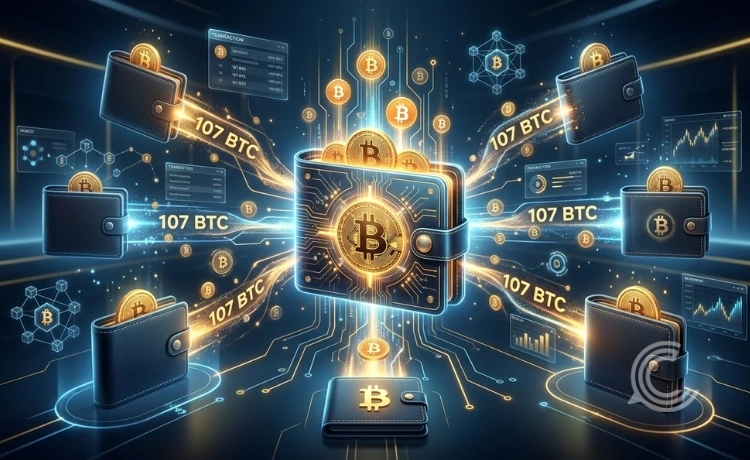Bitcoin burn address receives five large transfer totaling 107 BTC